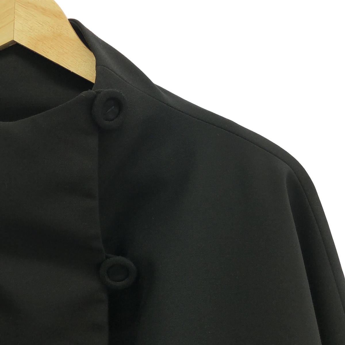 MAISON FLANEUR / メゾンフラネール ハイネック ダブル オーバー ジャケット / 総裏地