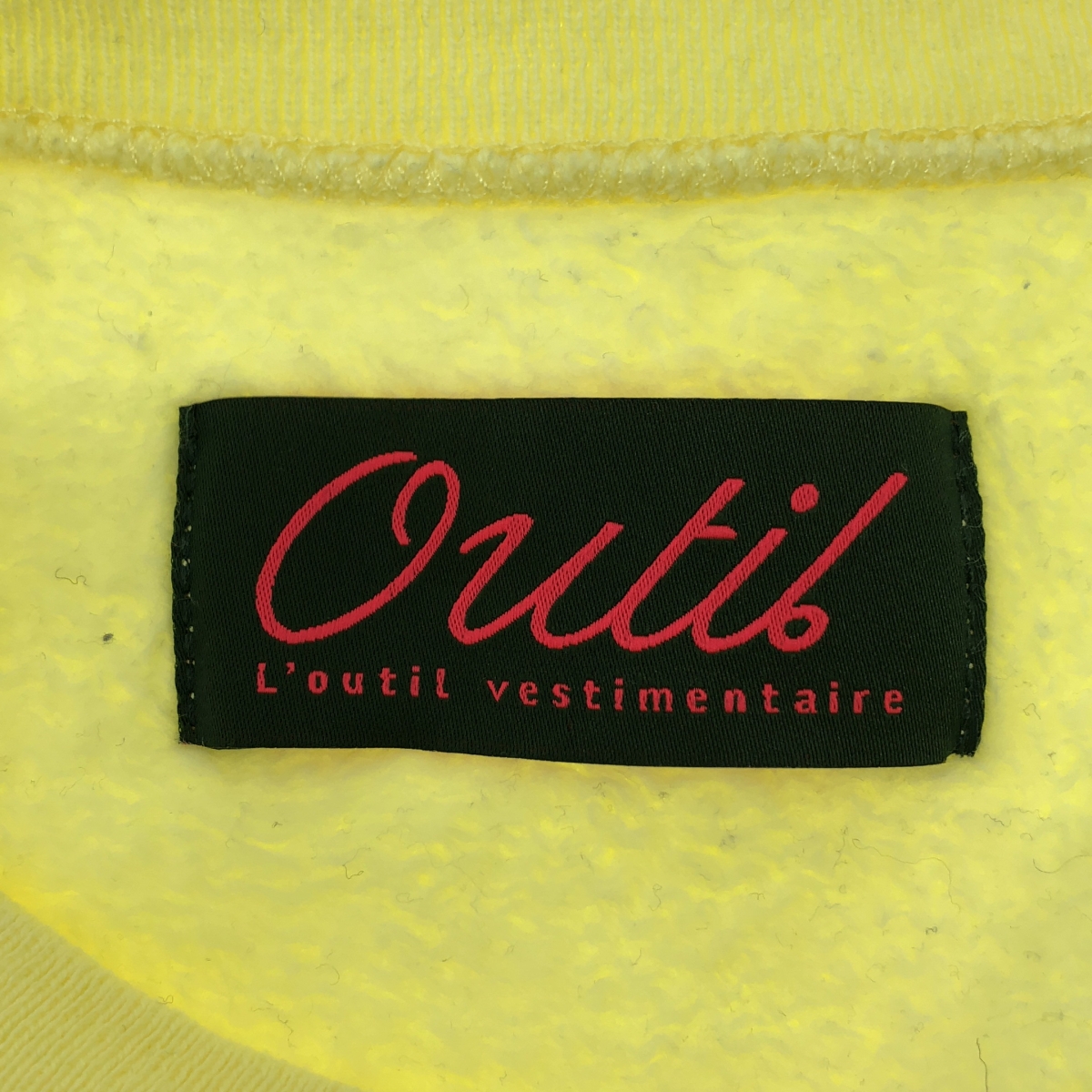 OUTIL / ウティ MAILLE APT / オーバーシルエット スウェット トレーナー