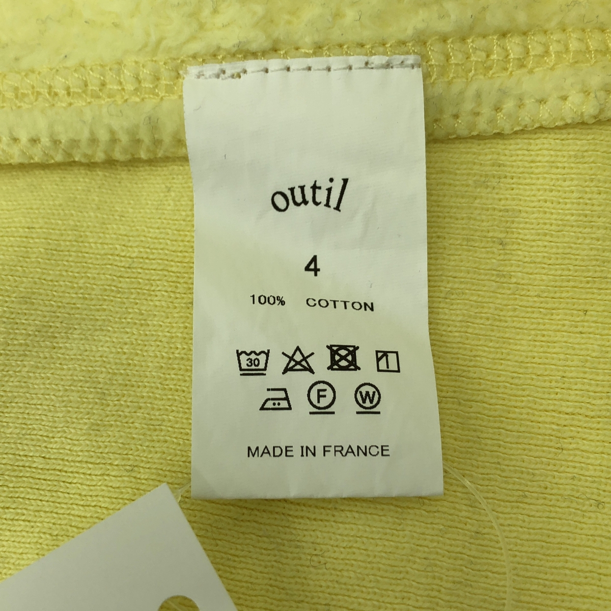 OUTIL / ウティ MAILLE APT / オーバーシルエット スウェット トレーナー