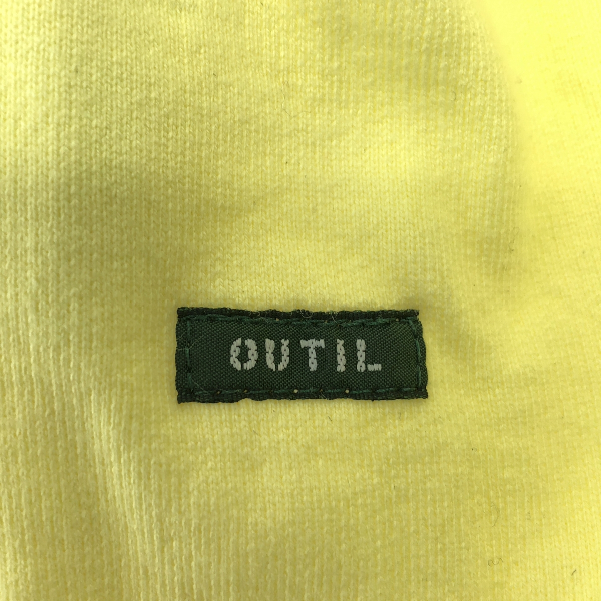 OUTIL / ウティ MAILLE APT / オーバーシルエット スウェット トレーナー