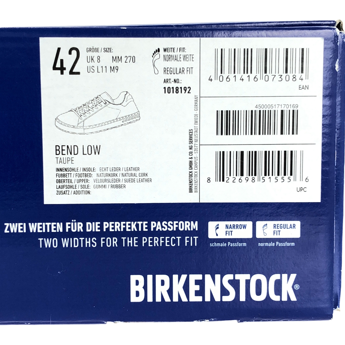 BIRKENSTOCK / ビルケンシュトック BEND LOW ベンドロー スニーカー