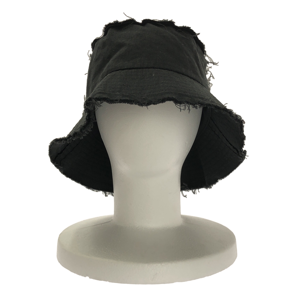 S'YTE YOHJI YAMAMOTO / サイトヨウジヤマモト Li/C Washer Twill Cut Off Long Brim Hat / カットオフ インサイドアウト バケットハット 帽子