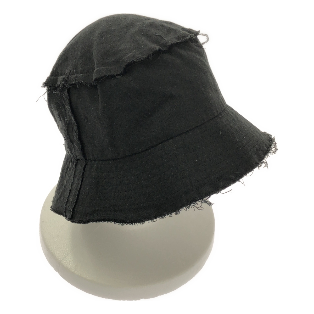 S'YTE YOHJI YAMAMOTO / サイトヨウジヤマモト Li/C Washer Twill Cut Off Long Brim Hat / カットオフ インサイドアウト バケットハット 帽子