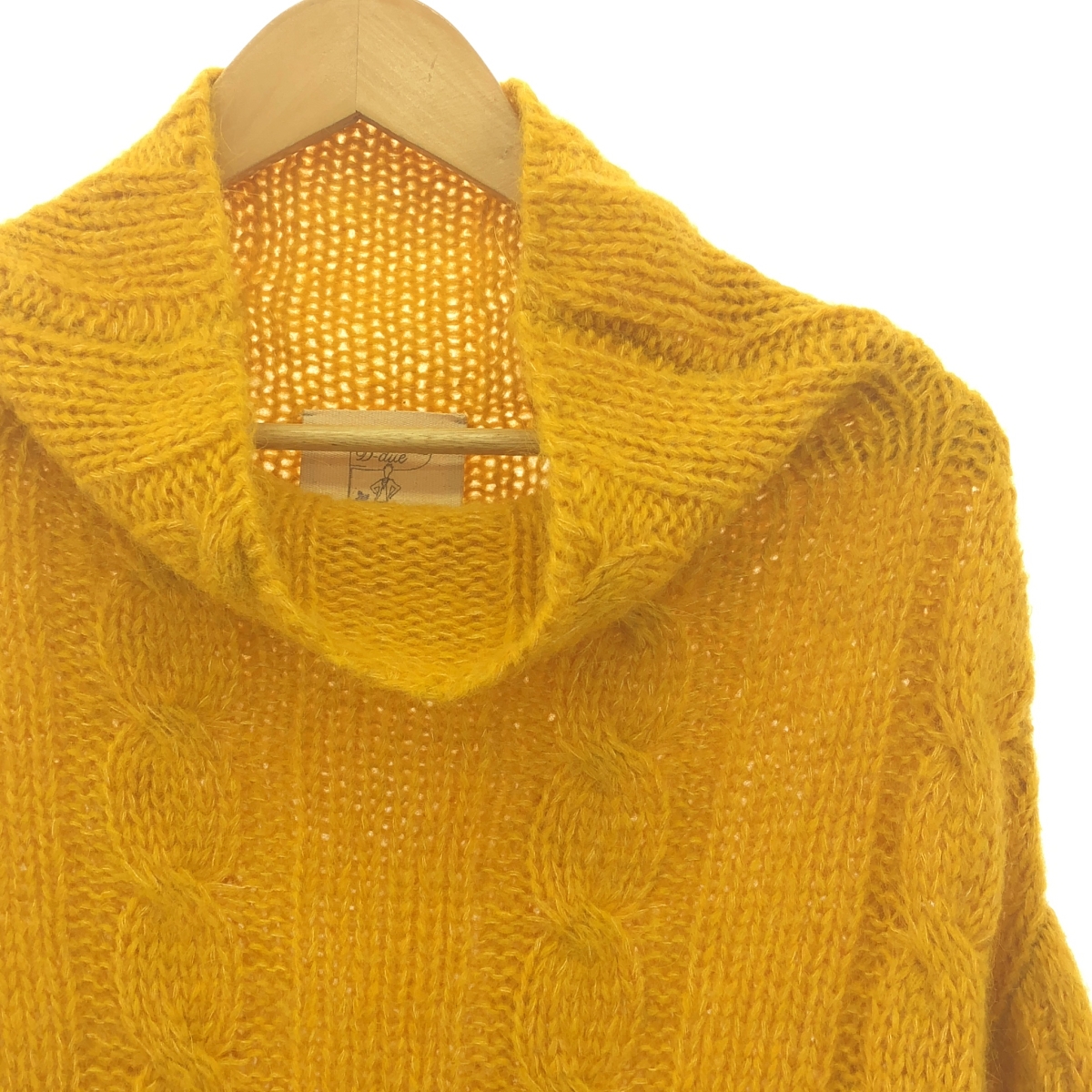 D-due / デ・デュエ h.p.france 取扱い アッシュペーフランス / アルパカ混 ケーブルニット