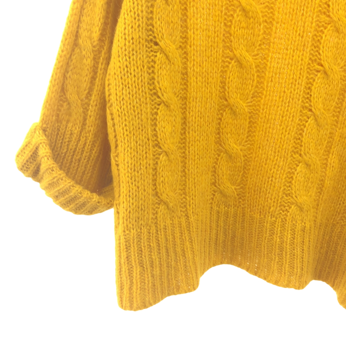 D-due / デ・デュエ h.p.france 取扱い アッシュペーフランス / アルパカ混 ケーブルニット