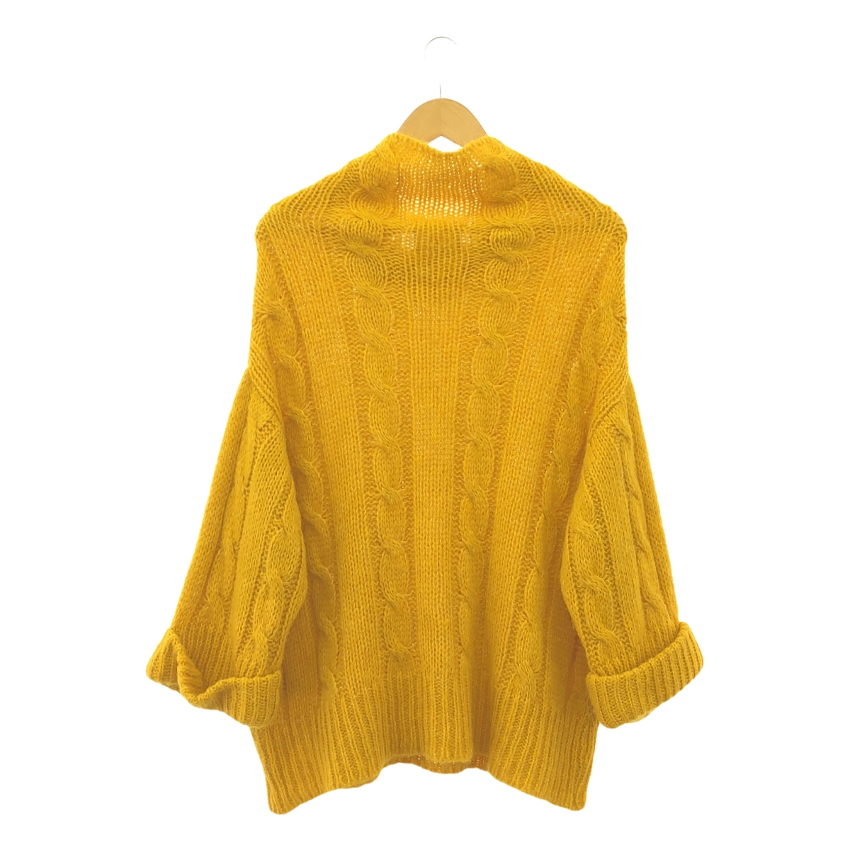 D-due / デ・デュエ h.p.france 取扱い アッシュペーフランス / アルパカ混 ケーブルニット