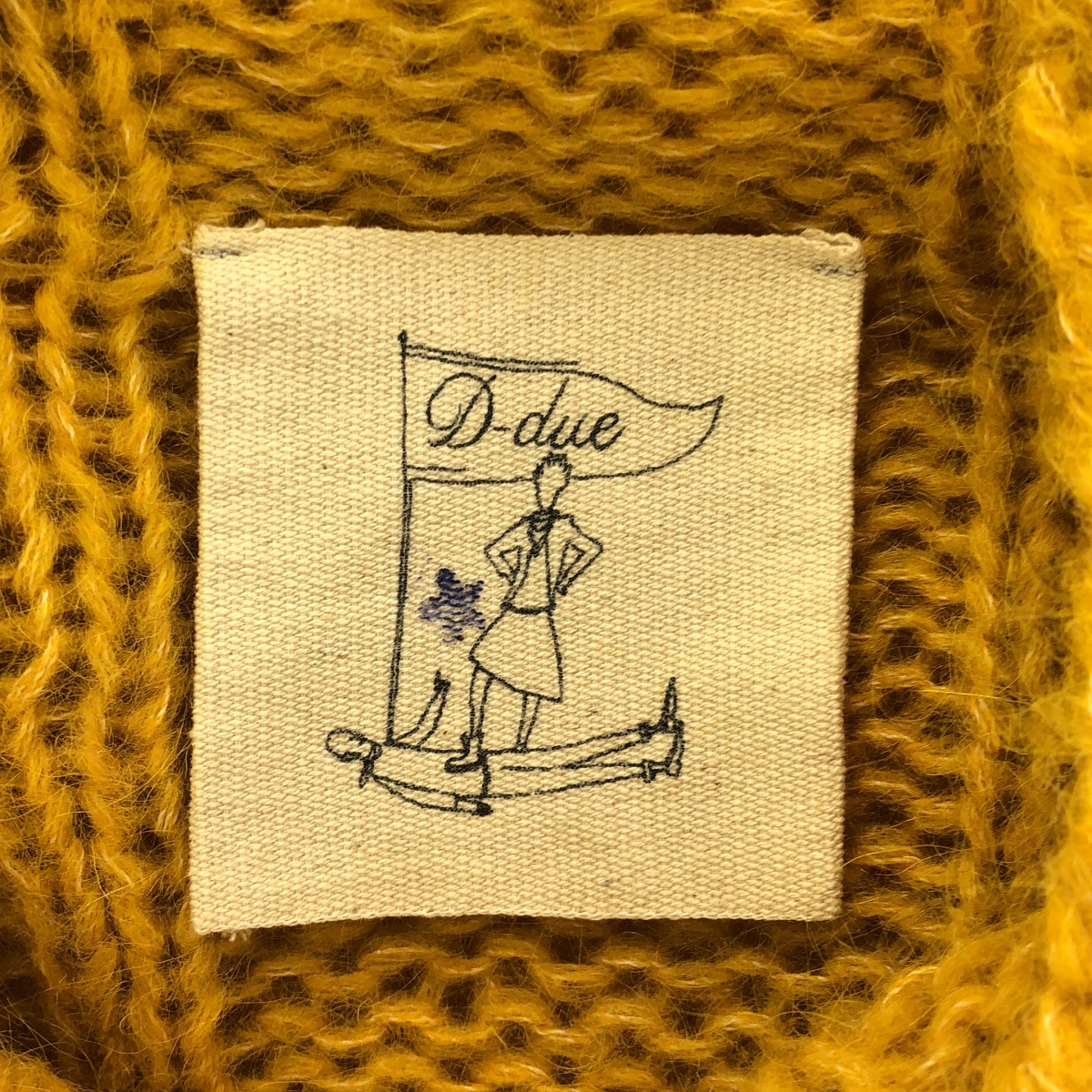 D-due / デ・デュエ h.p.france 取扱い アッシュペーフランス / アルパカ混 ケーブルニット