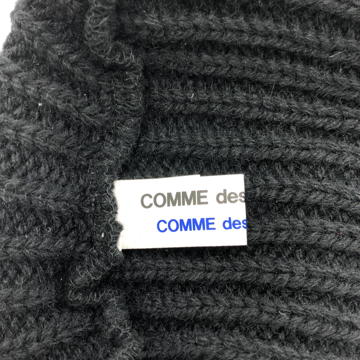 COMME des GARCONS COMME des GARCONS / コムコム ウール アシンメトリー ビーニー ニットキャップ