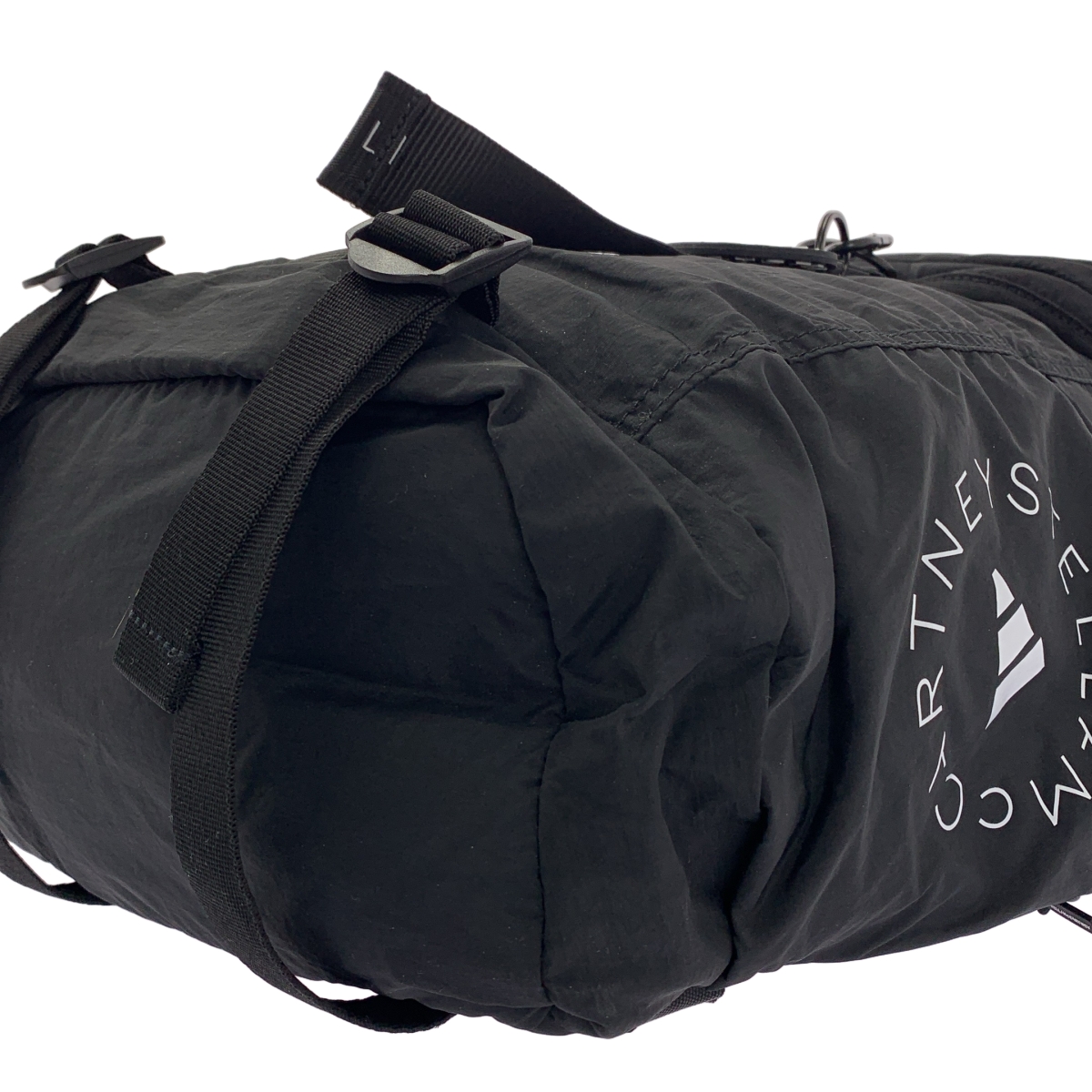 adidas by Stella McCartney / アディダスバイステラマッカートニー ロゴチャーム ドローストリング バックパック リュック