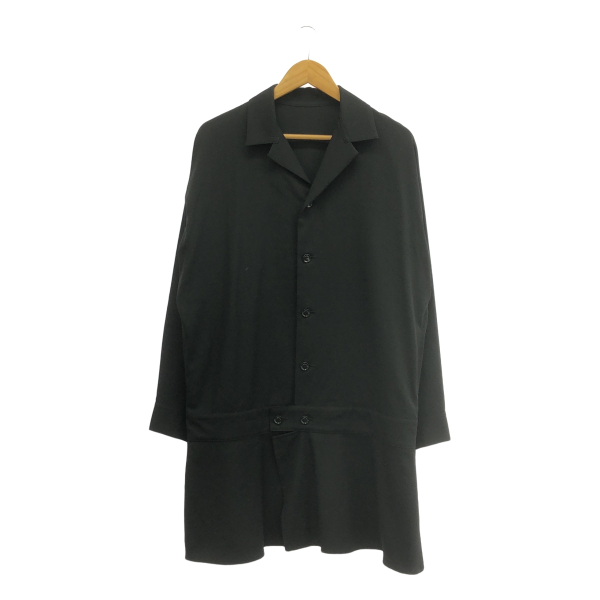 Y's / ワイズヨウジヤマモト ウール ギャバジン ロングシャツ