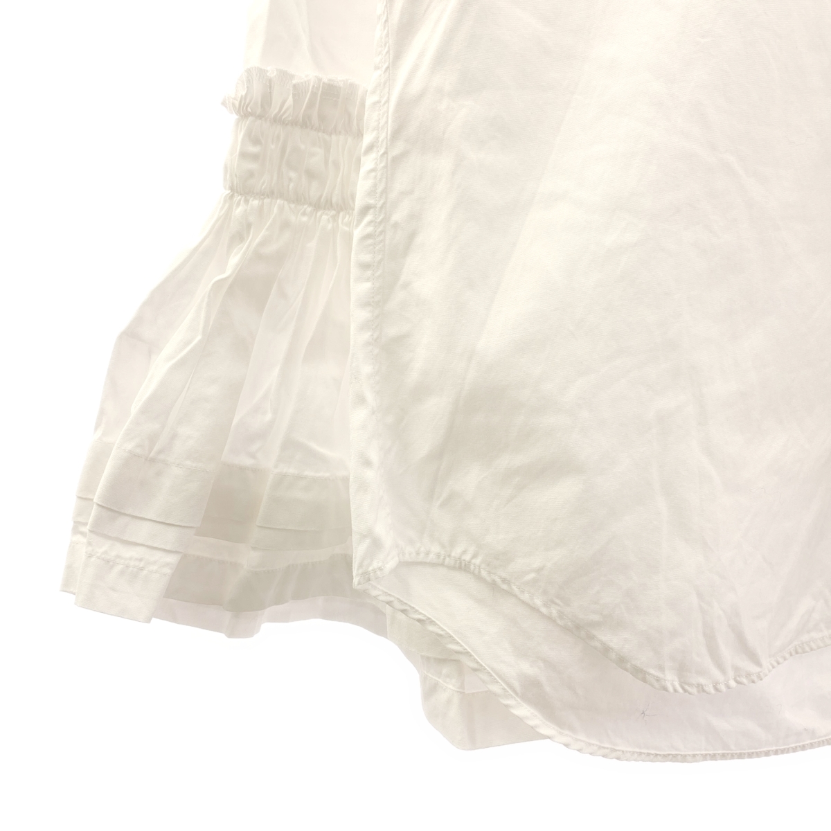 COMME des GARCONS COMME des GARCONS / コムコム ドッキング ボリュームスリーブ 丸襟 シャツ ブラウス