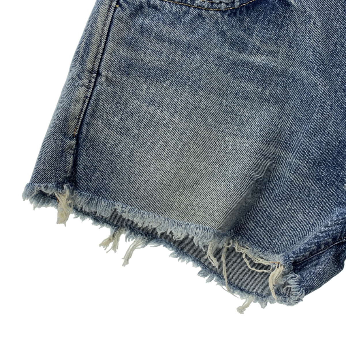 AP STUDIO / エーピーストゥディオ × ATTICK BY JOHNBULL / アティックバイジョンブル ダメージ加工 カットオフ デニム ショートパンツ ショーツ