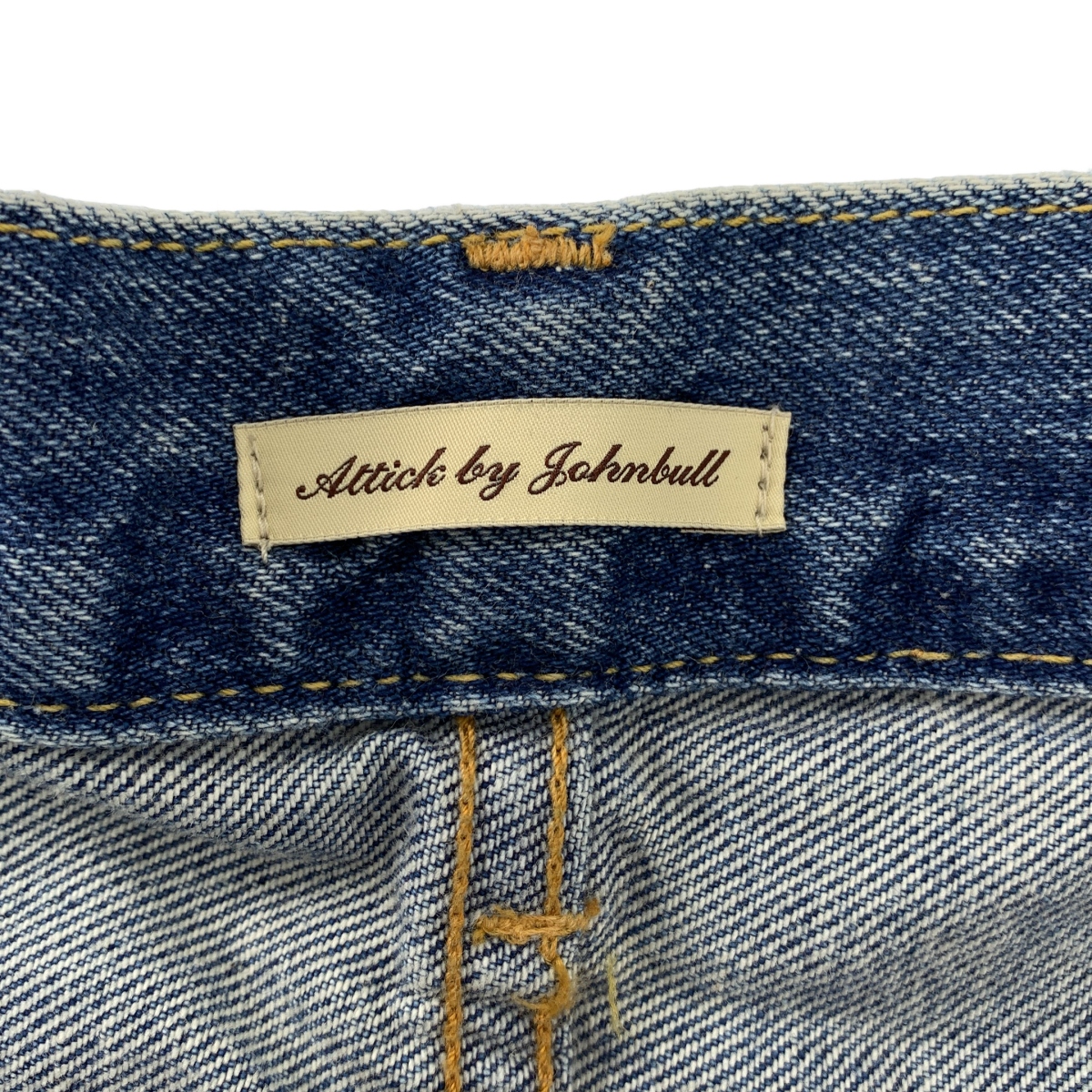 AP STUDIO / エーピーストゥディオ × ATTICK BY JOHNBULL / アティックバイジョンブル ダメージ加工 カットオフ デニム ショートパンツ ショーツ