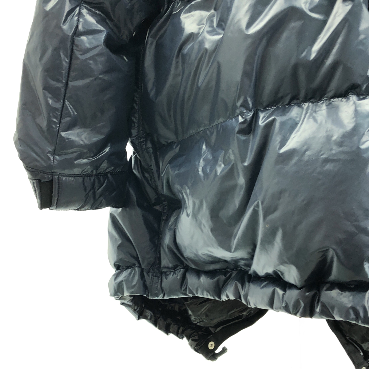 sacai luck / サカイラック オーバーシルエットドローストリング ロング ダウンジャケット / スリーブ・フード着脱可