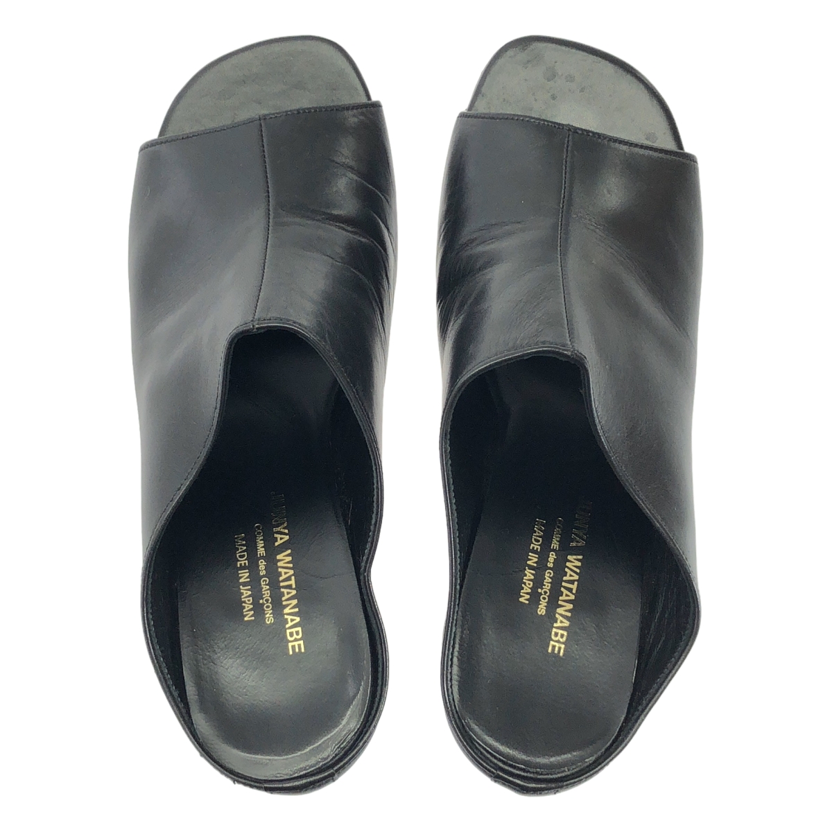 JUNYA WATANABE COMME des GARCONS / ジュンヤワタナベ レザー オープントゥ サンダル シューズ