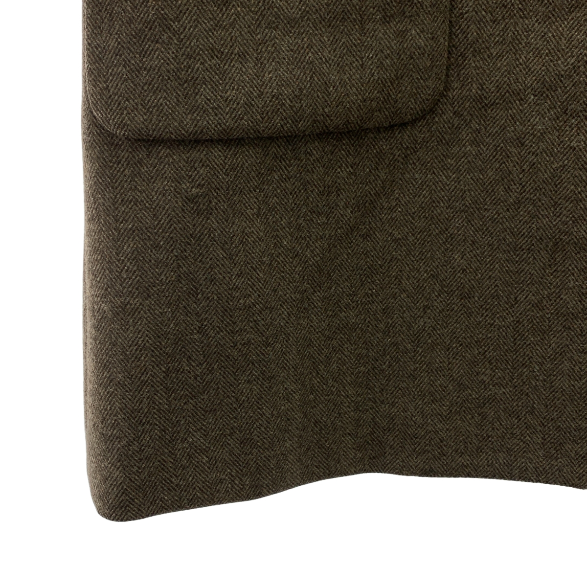 MARGARET HOWELL / マーガレットハウエル × FOX BROTHERS フォックスブラザーズ ウール ヘリンボーン チェスターコート