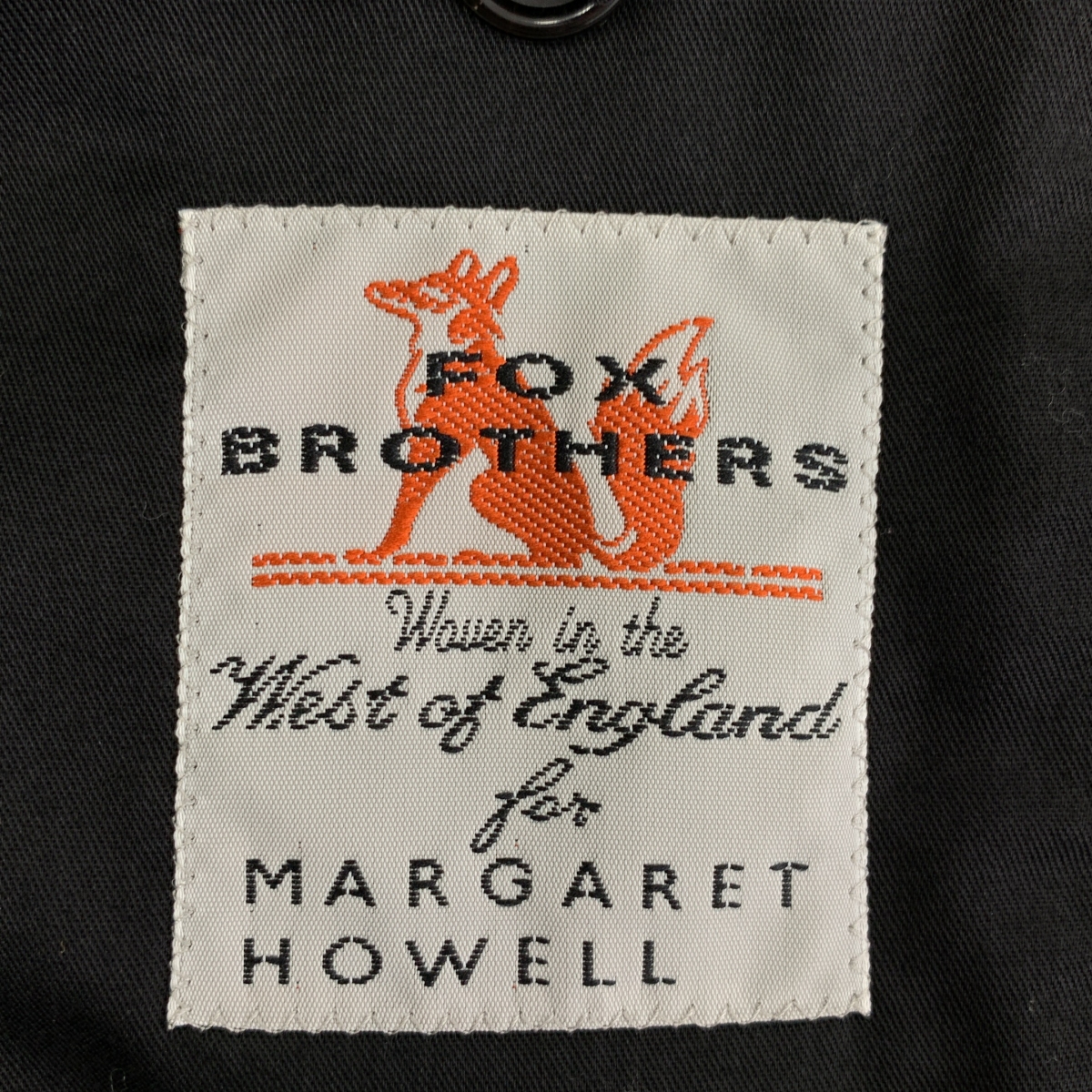 MARGARET HOWELL / マーガレットハウエル × FOX BROTHERS フォックスブラザーズ ウール ヘリンボーン チェスターコート