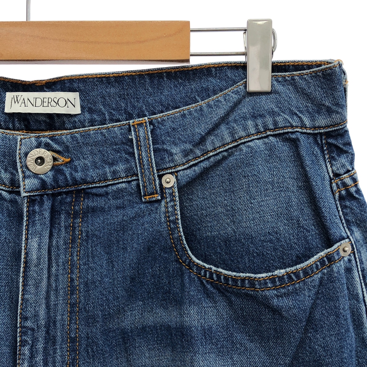 JW Anderson / ジェイダブルアンダーソン DISTRESSED JEAN ダメージ加工 異素材切替 デニムパンツ