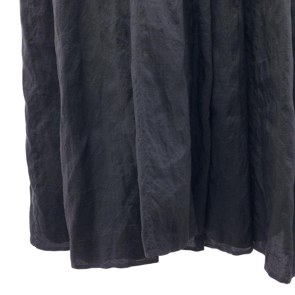 YAECA / ヤエカ シルク ギャザー カシュクールワンピース