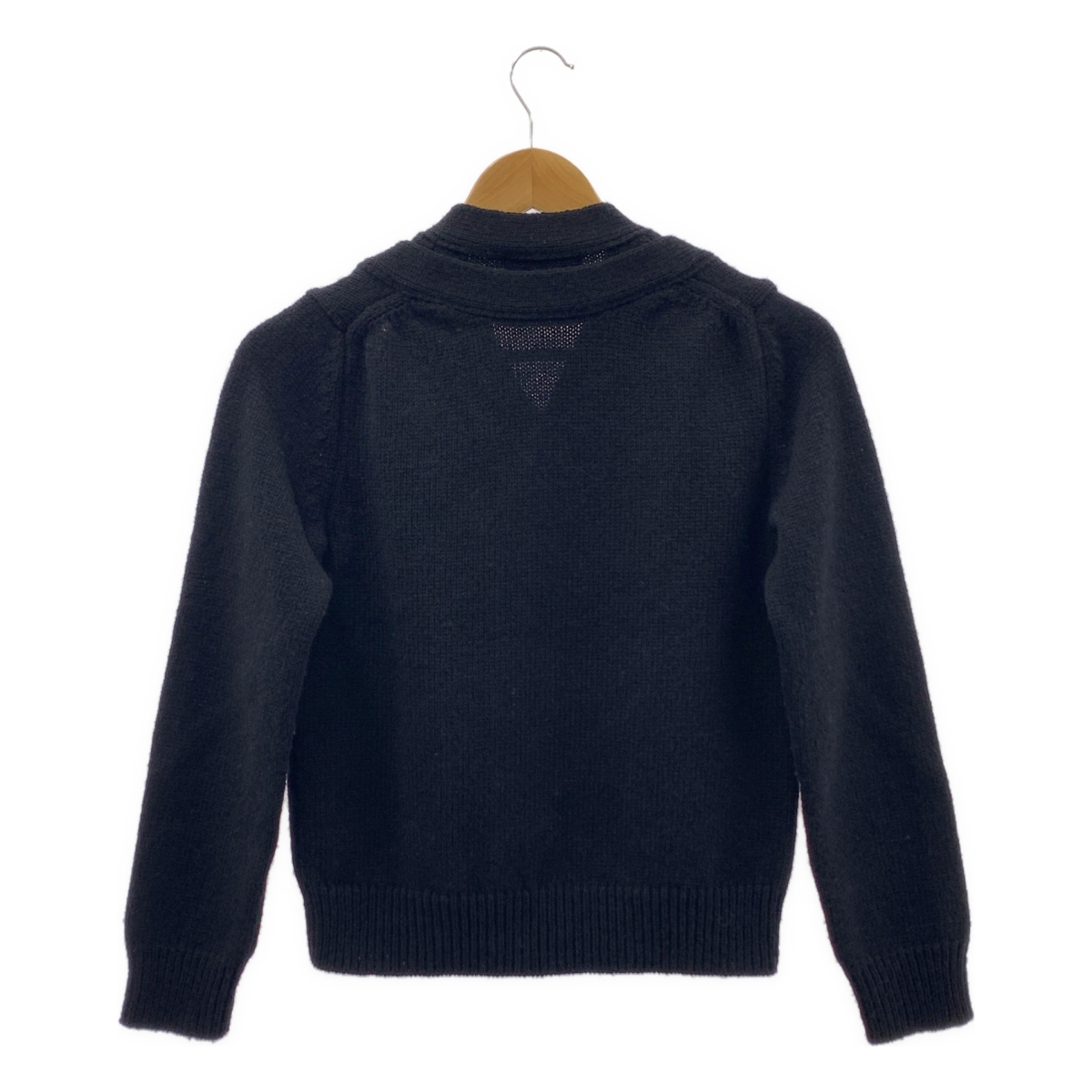 BLACK COMME des GARCONS / ブラックコムデギャルソン Layered Wool Cardigan レイヤード ウール カーディガン