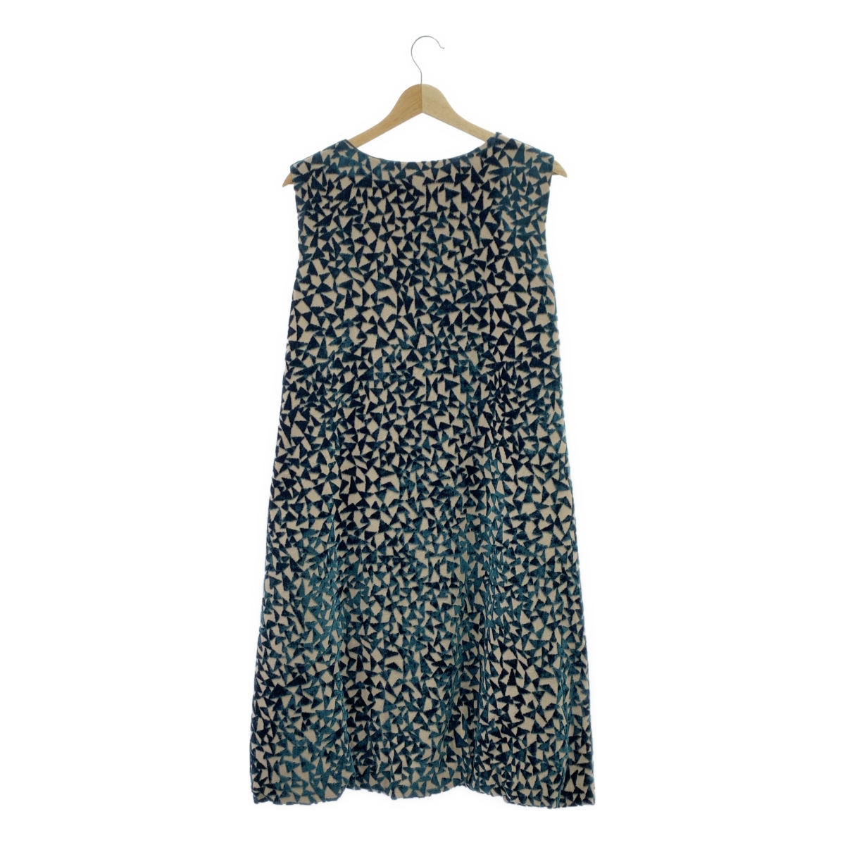 mina perhonen / ミナペルホネン lit ベルベット バルーン ノースリーブワンピース