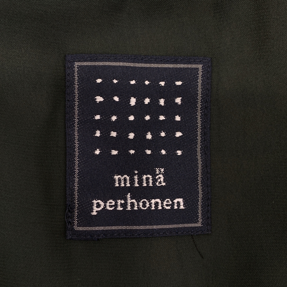 mina perhonen / ミナペルホネン lit ベルベット バルーン ノースリーブワンピース