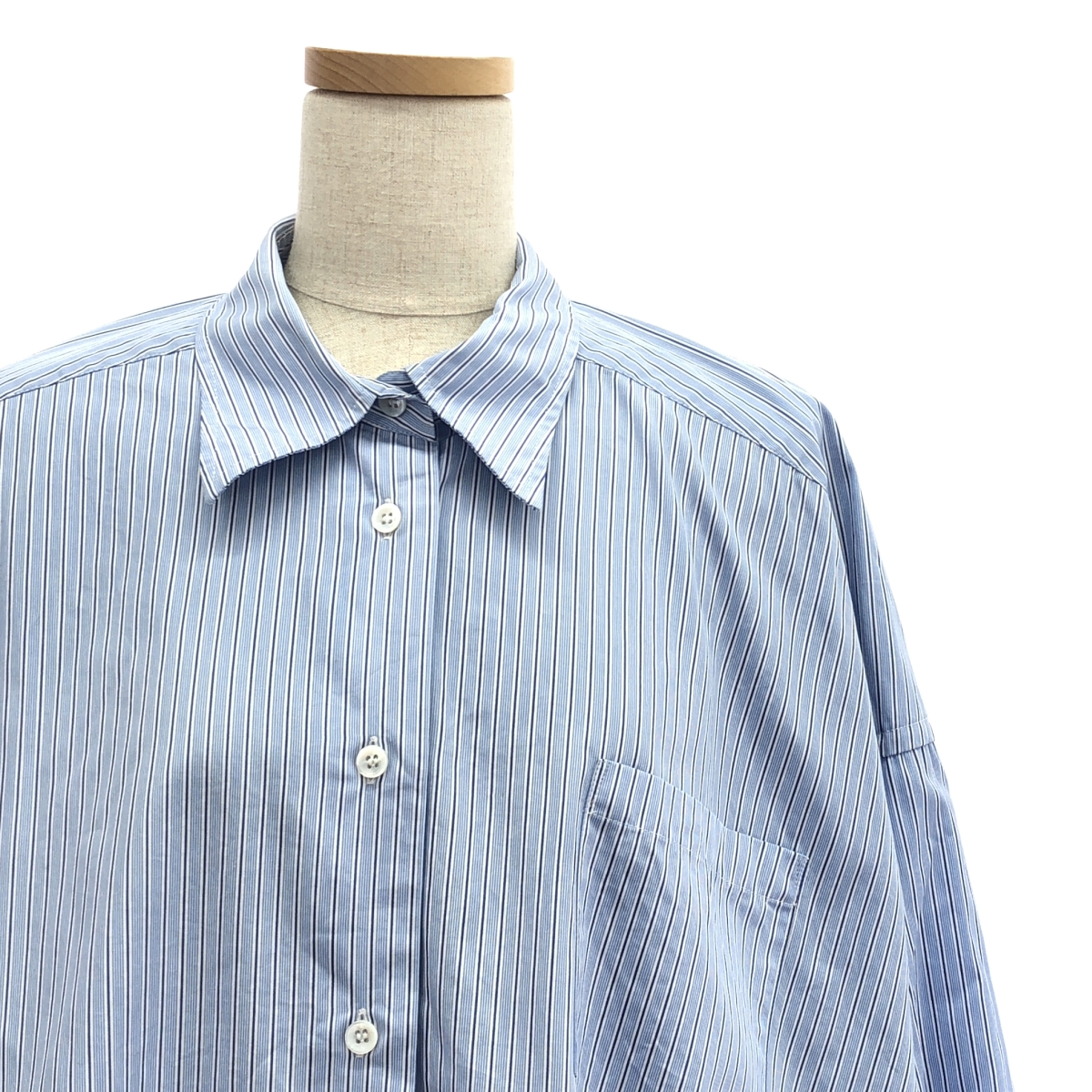 Maison Margiela / メゾンマルジェラ ストライプ オーバー シャツ ワンピース