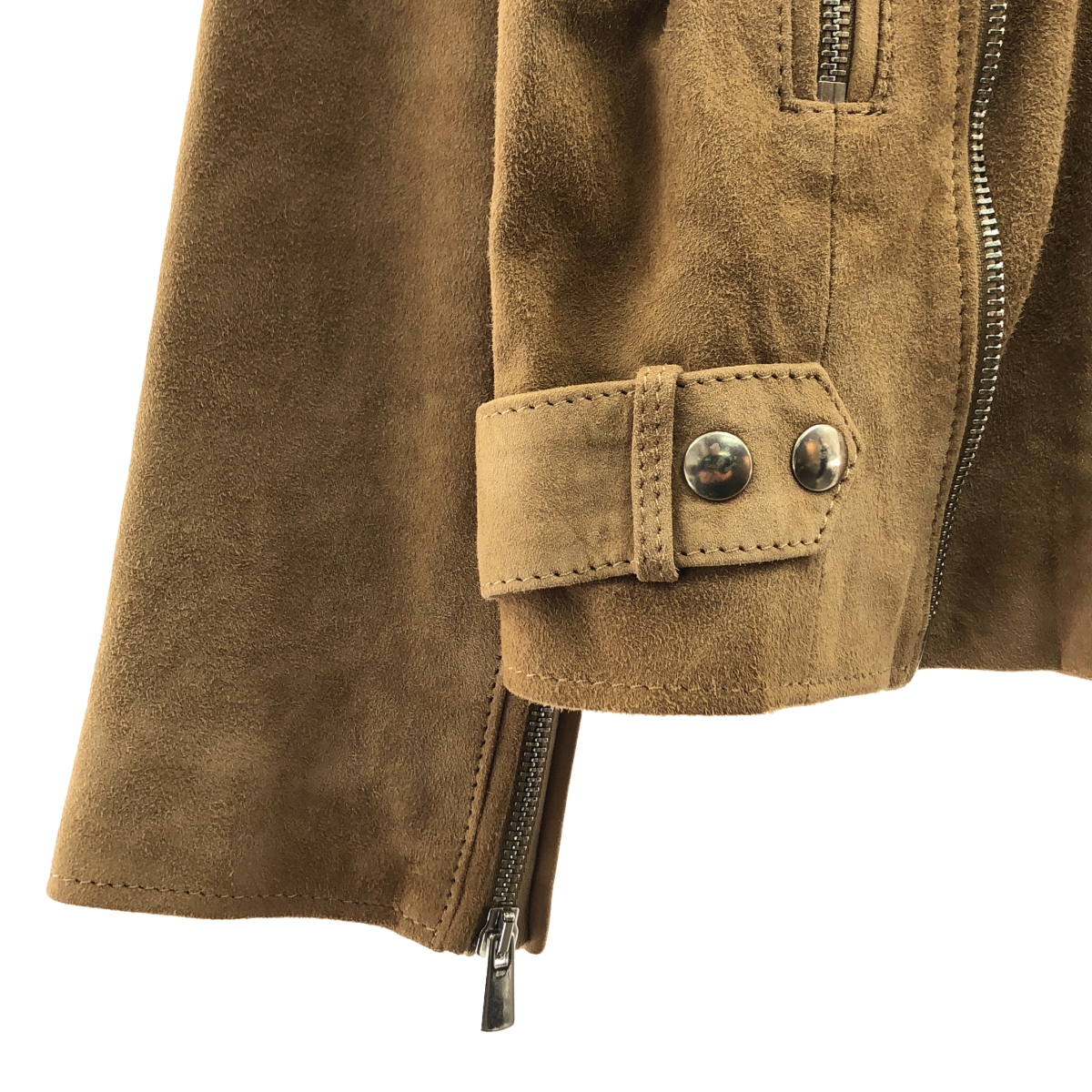 その他 【AGLINI / アグリーニ】 シープ スエード ライダースジャケット