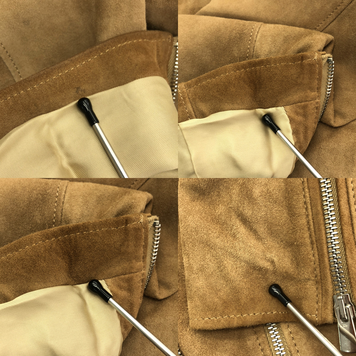 その他 【AGLINI / アグリーニ】 シープ スエード ライダースジャケット