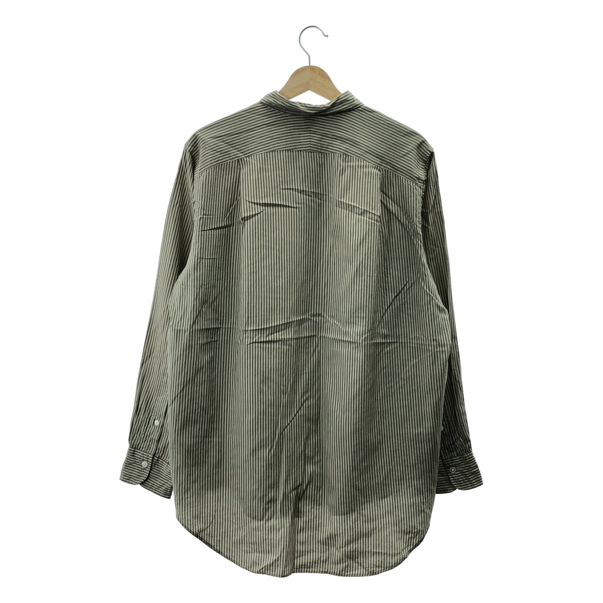 MAATEE&SONS / マーティー&サンズ CHARLES SILK COTTON STRIPE チャールズ シルク コットン ストライプ シャツ