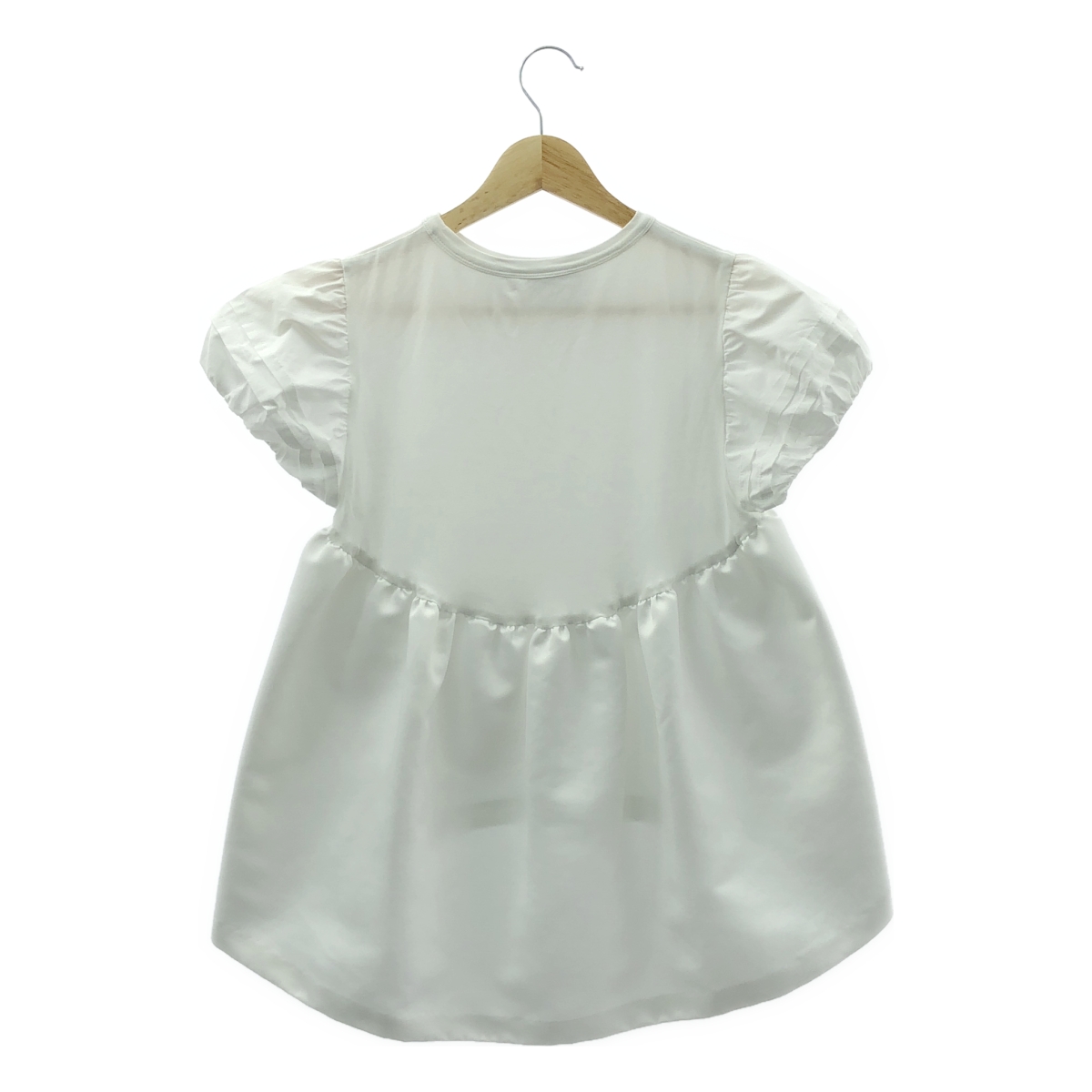 YOKO CHAN / ヨーコチャン ヘムギャザー パフスリーブ カットソー