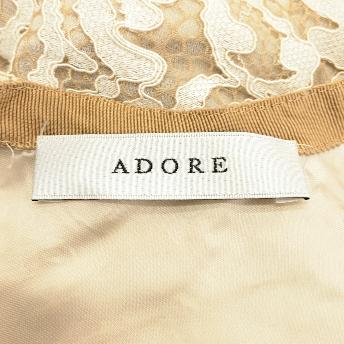 ADORE / アドーア レース シアー ブラウス / 総裏地