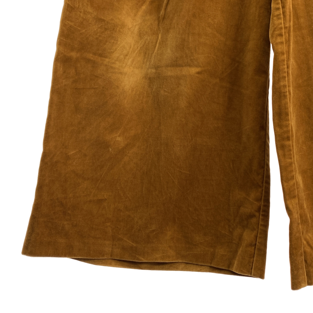 GOLDEN GOOSE / ゴールデングース リブレスコーデュロイ タックワイドパンツ