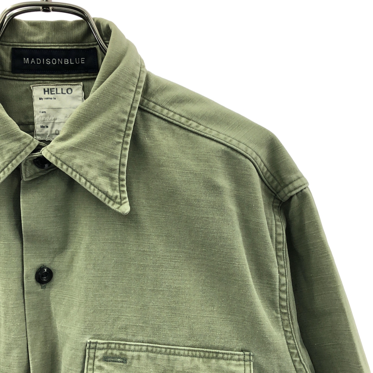 MADISON BLUE / マディソンブルー ハンプトン ミリタリー シャツ