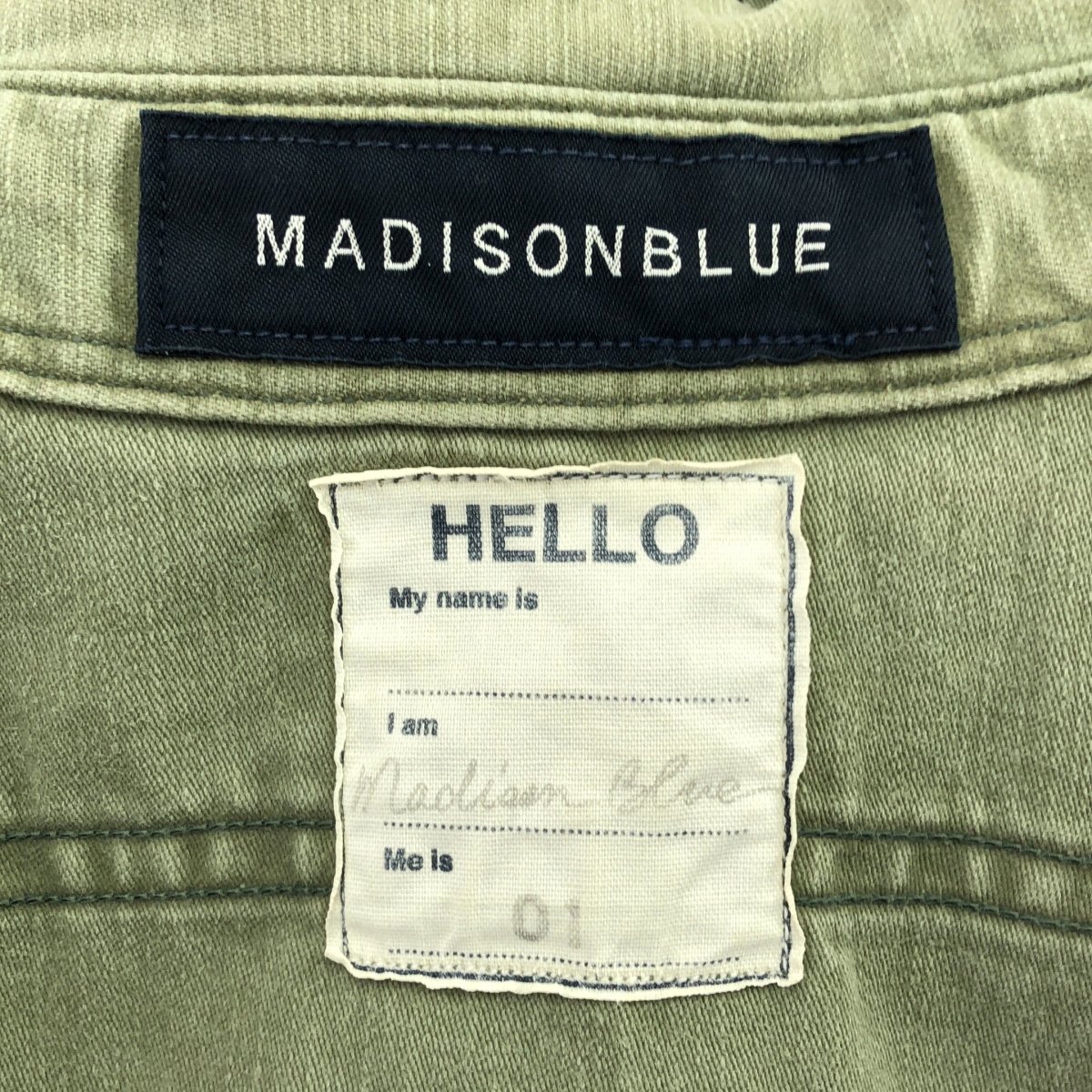 MADISON BLUE / マディソンブルー ハンプトン ミリタリー シャツ