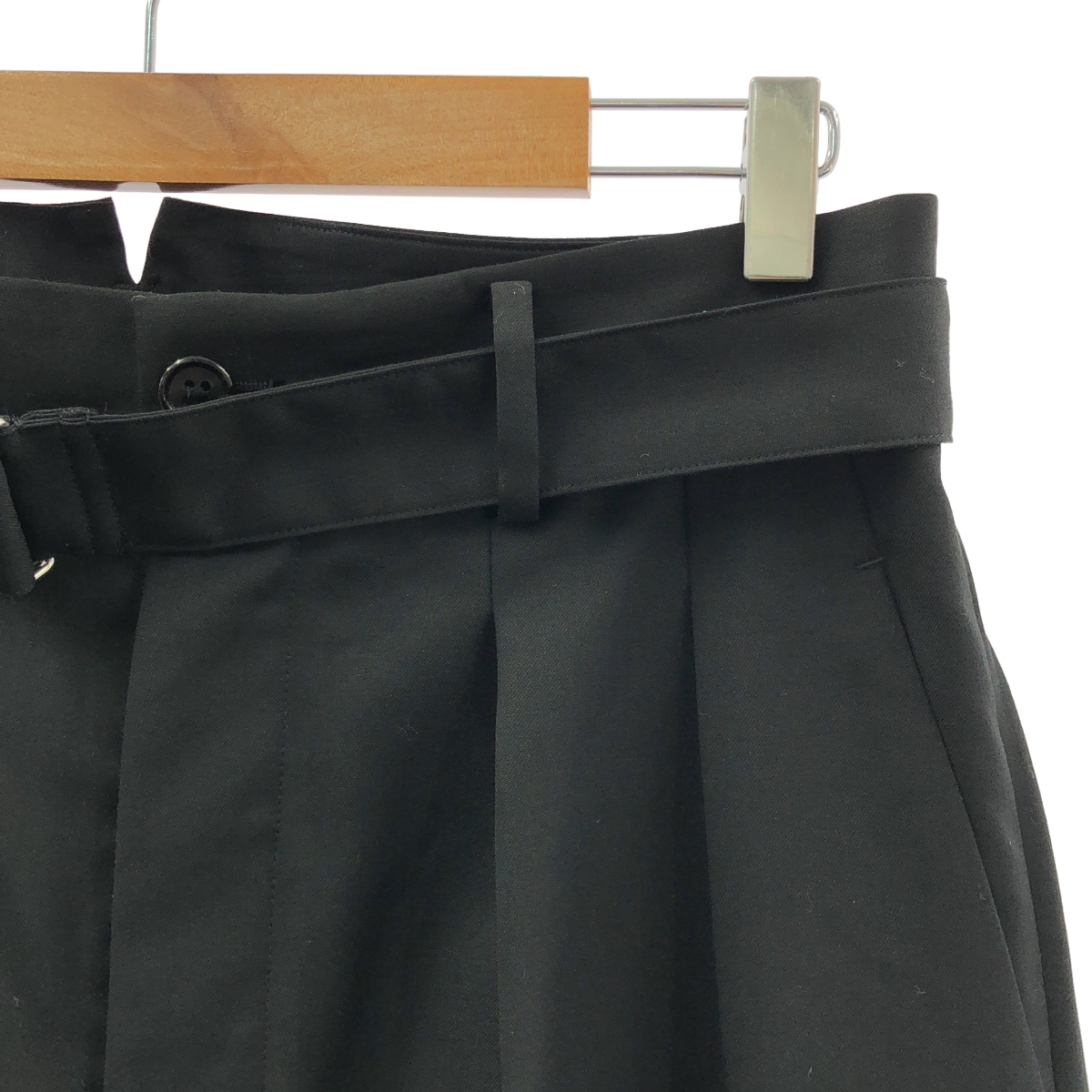 ANEI / アーネイ F.E. SLACKS EX WIDE ウール混 エクストラ ワイド スラックス パンツ