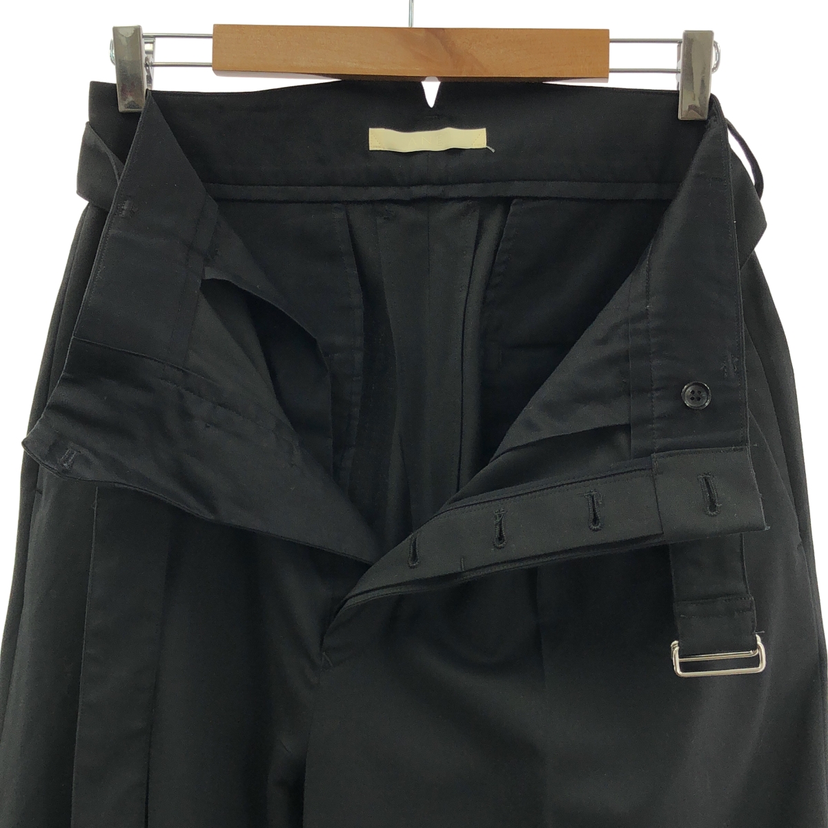 ANEI / アーネイ F.E. SLACKS EX WIDE ウール混 エクストラ ワイド スラックス パンツ