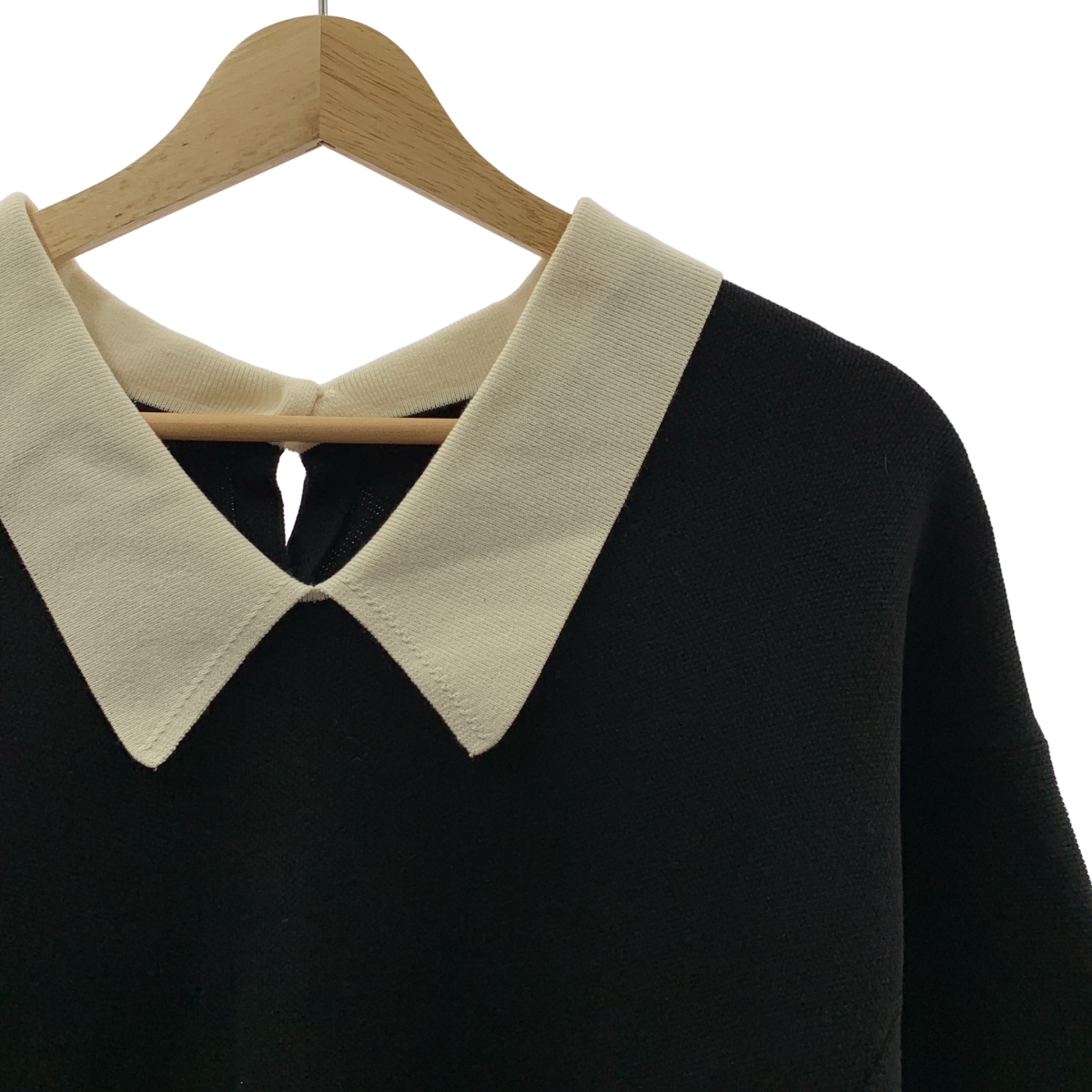 Curensology / カレンソロジー ポイントカラーニットプルオーバー