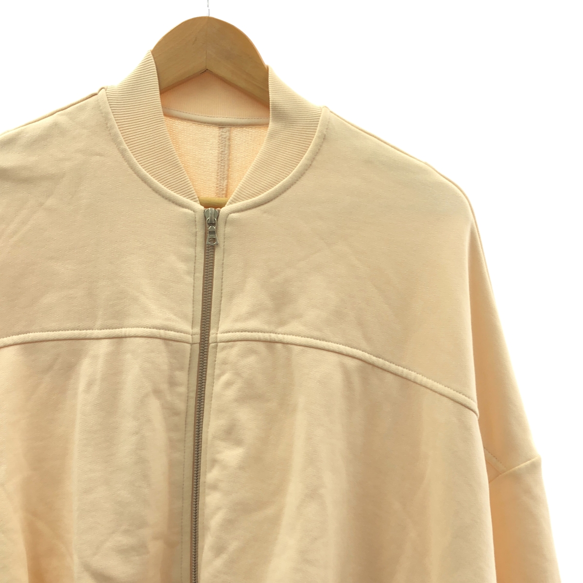 DRIES VAN NOTEN / ドリスヴァンノッテン コットン ギャザー スウェット ジップ ジャケット