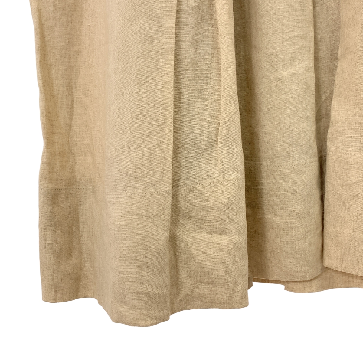 MARGARET HOWELL / マーガレットハウエル リネン ピンタック ノースリーブワンピース