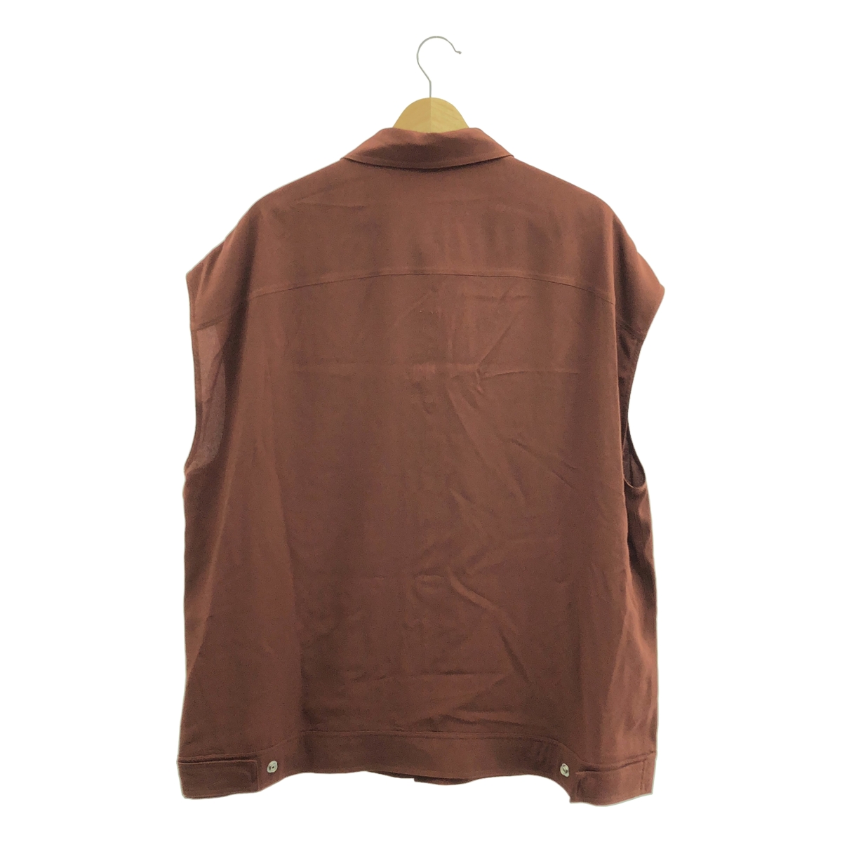 Rick Owens / リックオウエンス LIDO Sleeveless Jumbo Outer Shirt スリーブレス ジャンボ アウターシャツ