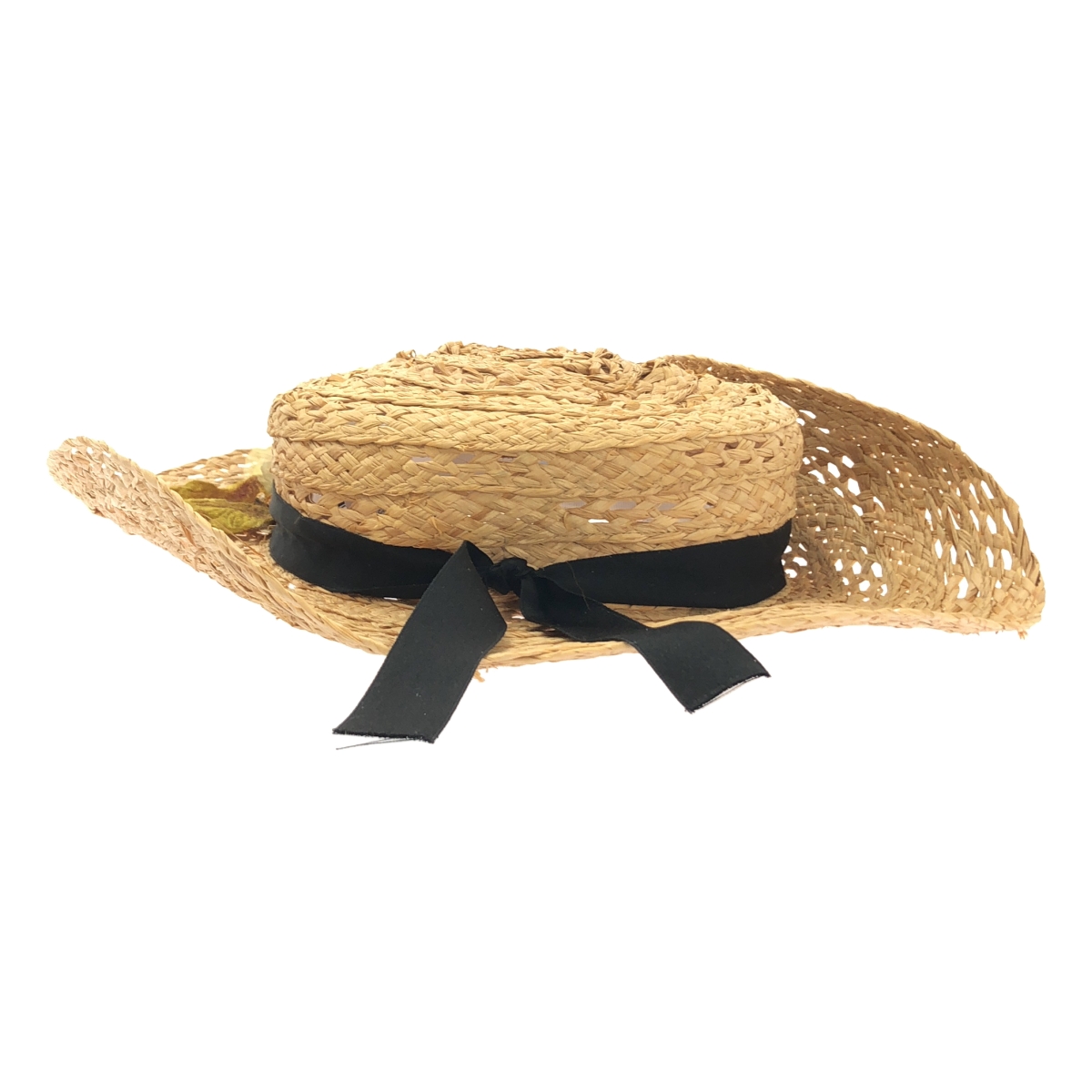 その他 Armand / アルマン リボン ラフィア ハット 帽子