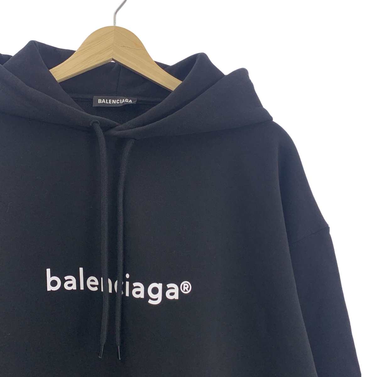 BALENCIAGA / バレンシアガ NEW COPYRIGHT MEDIUM FIT HOODIE コピーライトロゴ プリント フーデッド プルオーバー