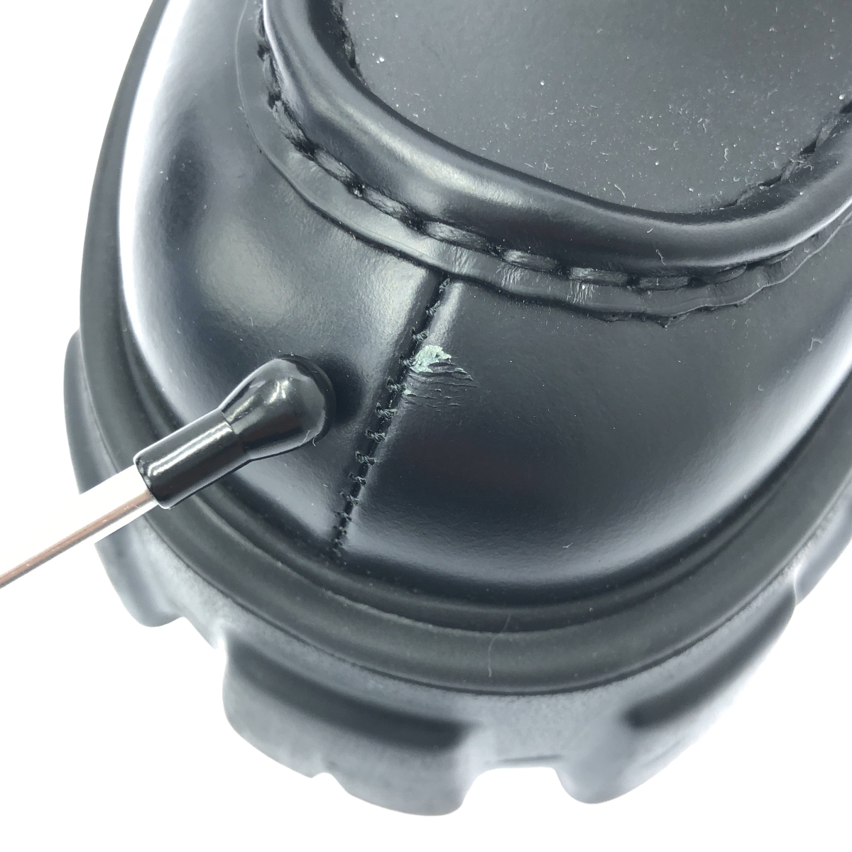 PRADA / プラダ モノリス プラッシュドレザー ローファー