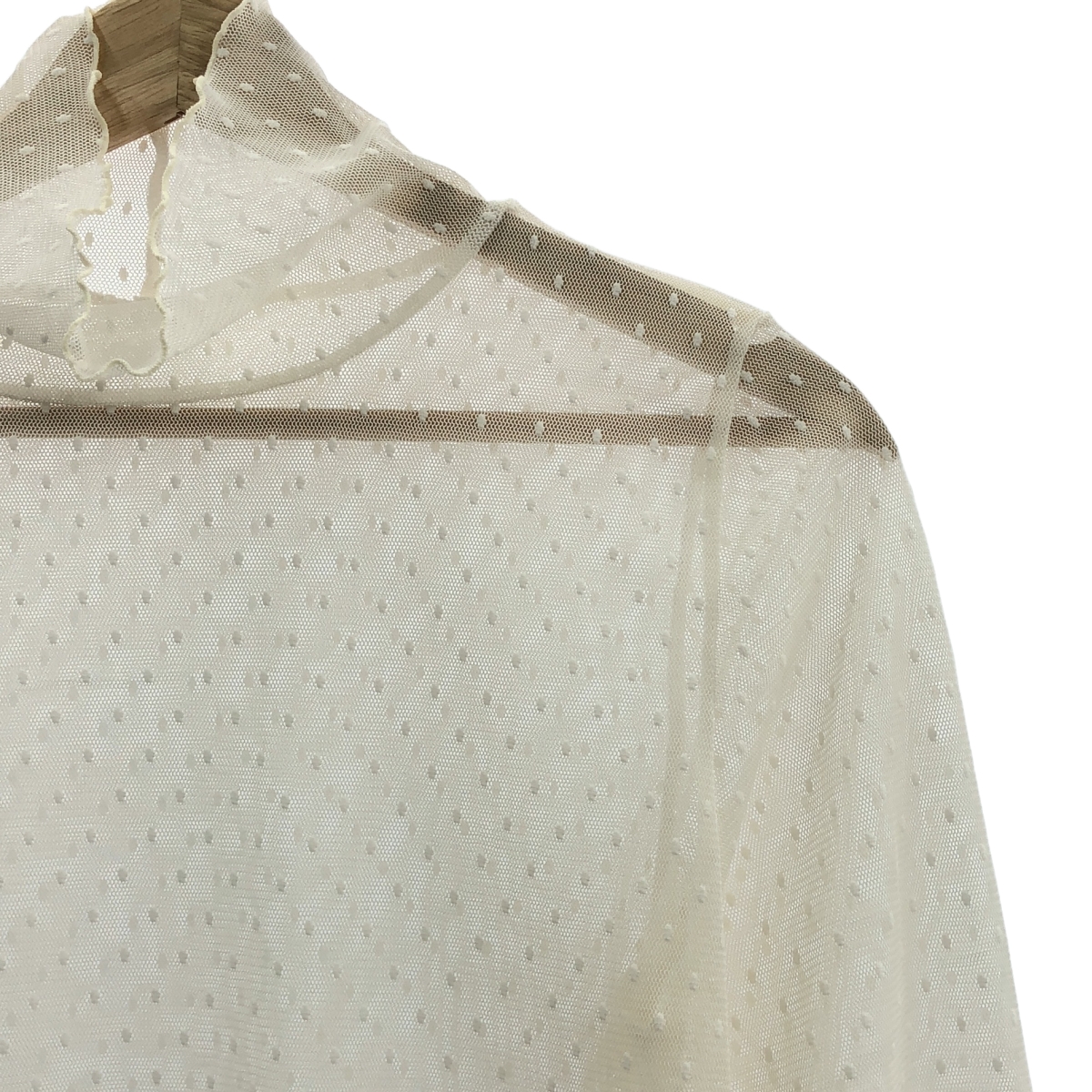 Spick and Span / スピックアンドスパン ドットチュールハイネックプルオーバー