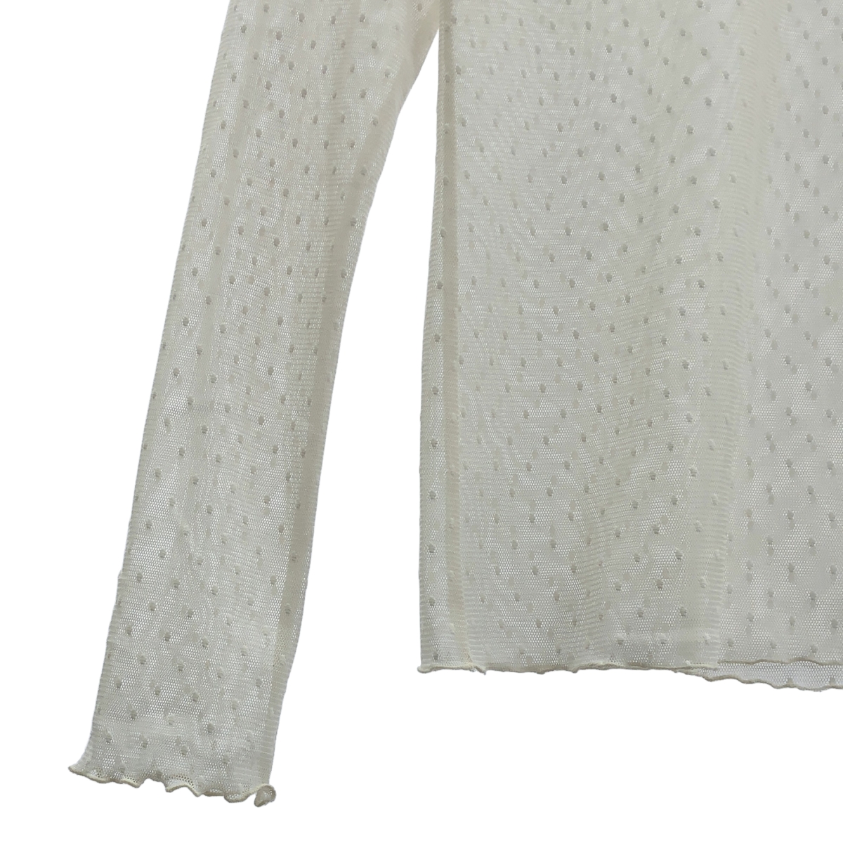 Spick and Span / スピックアンドスパン ドットチュールハイネックプルオーバー