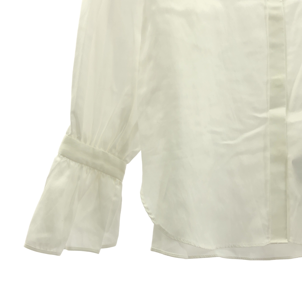 その他 フリルカラー フライフロント シャツ ブラウス