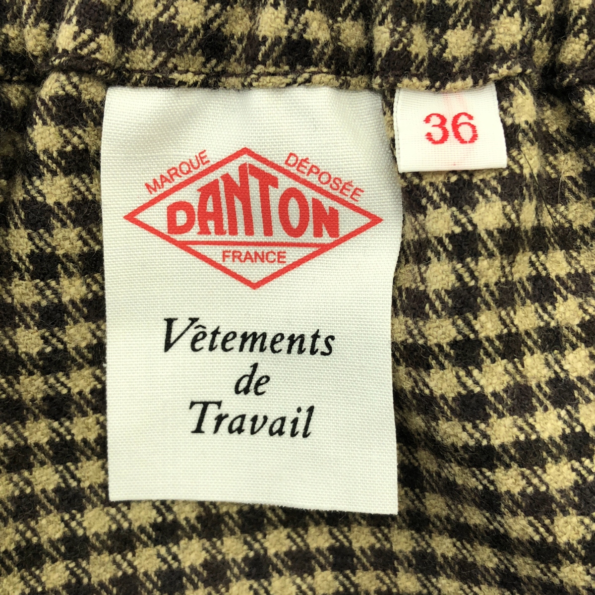 DANTON / ダントン 総柄 ドローストリング イージー パンツ