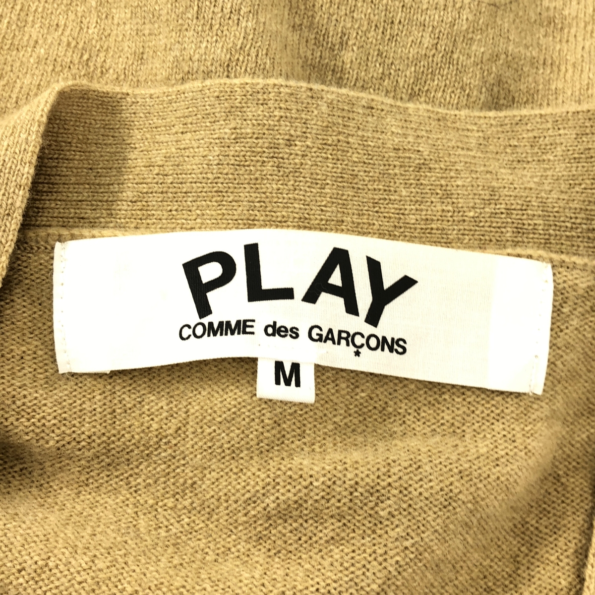 PLAY COMME des GARCONS / プレイコムデギャルソン ハートワッペン ニット カーディガン