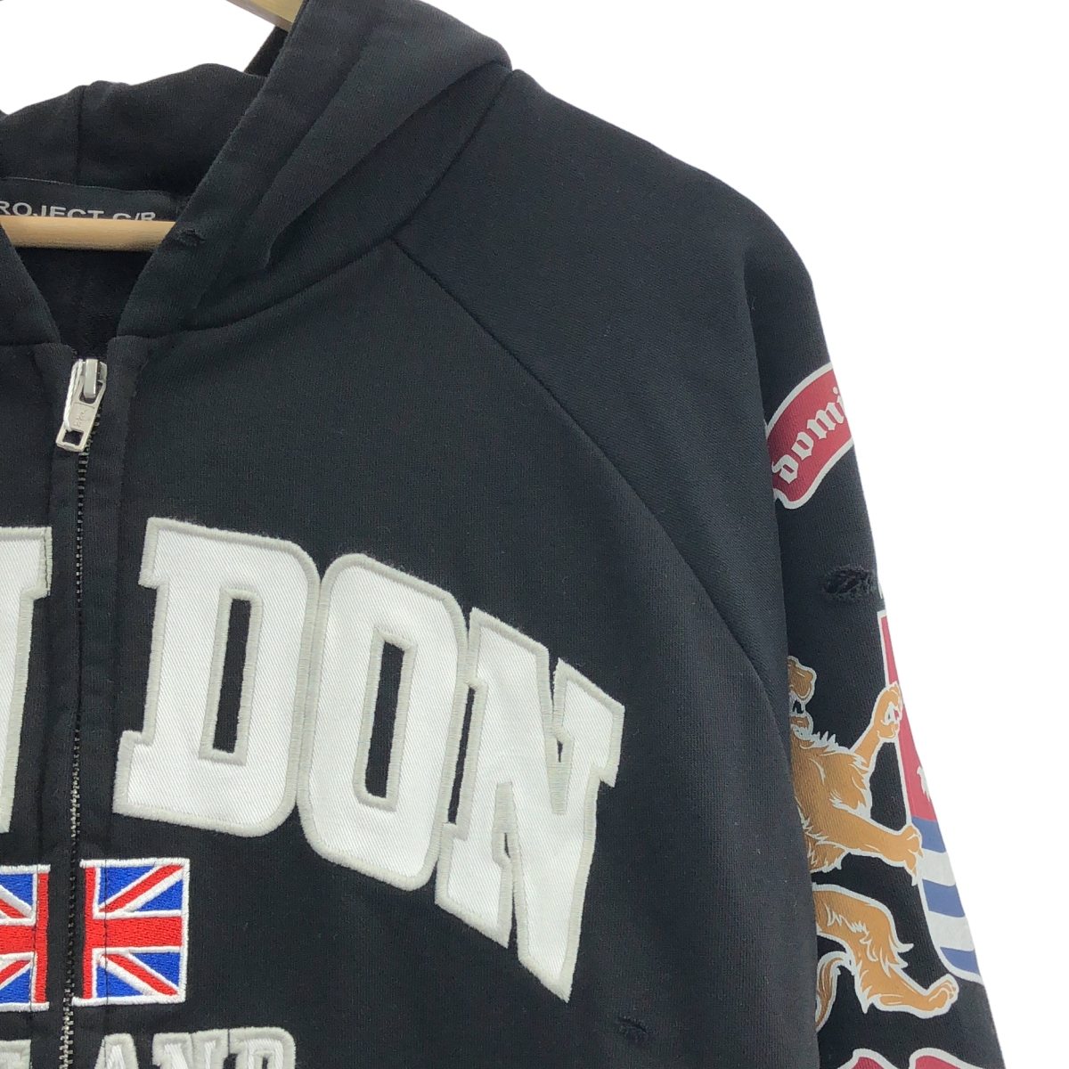 その他 Reconstructed Folded Zip Hoodie リコンストラクテッド フォルデッド ジップフーディ